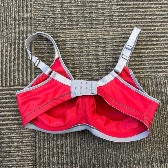 Freya Vibrant Hot Crimson Sports Bra UK SZ 36DD - Picture 5 of 8
